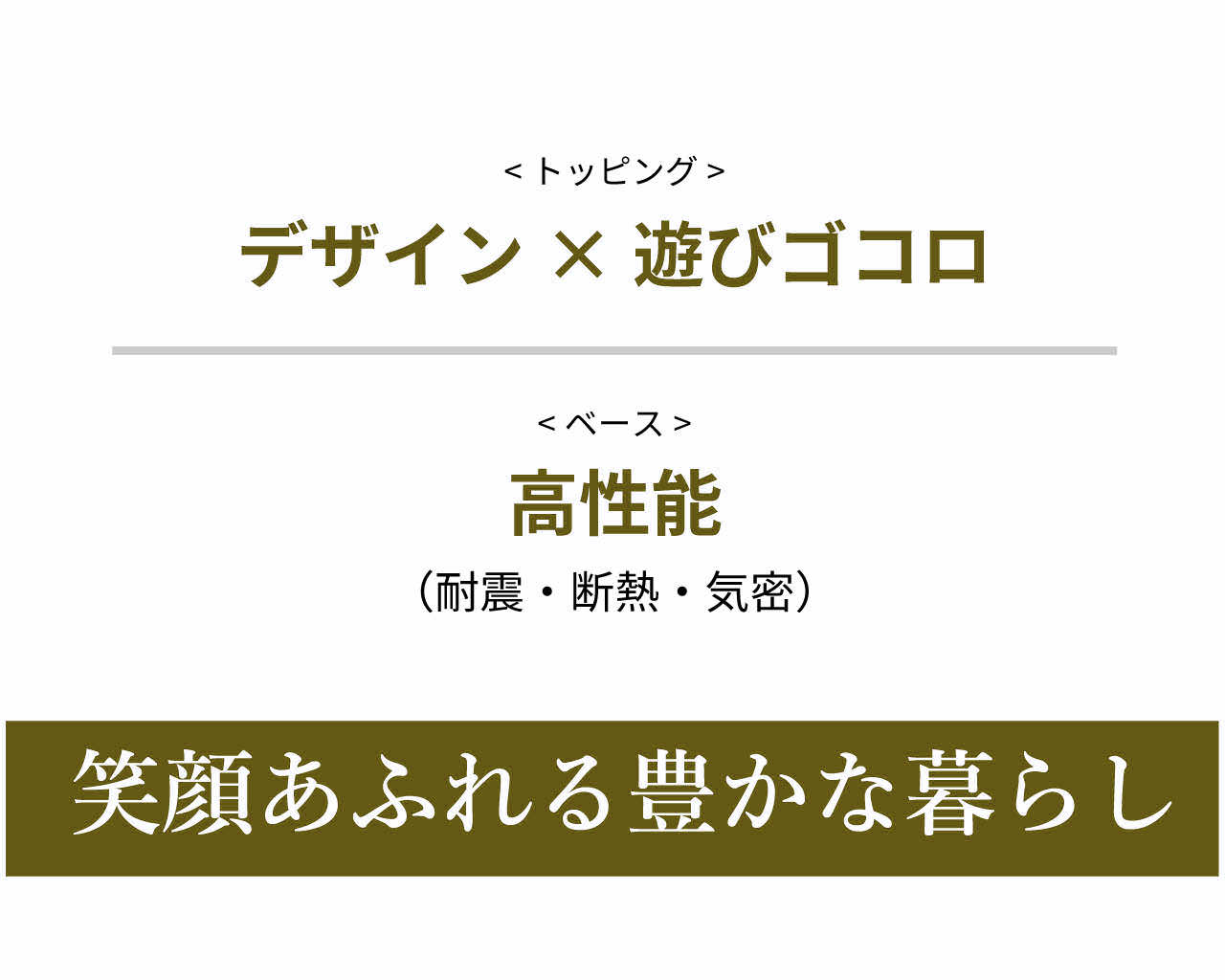 「デザイン×遊びゴコロ」と「高性能」で、笑顔溢れる豊かな暮らし